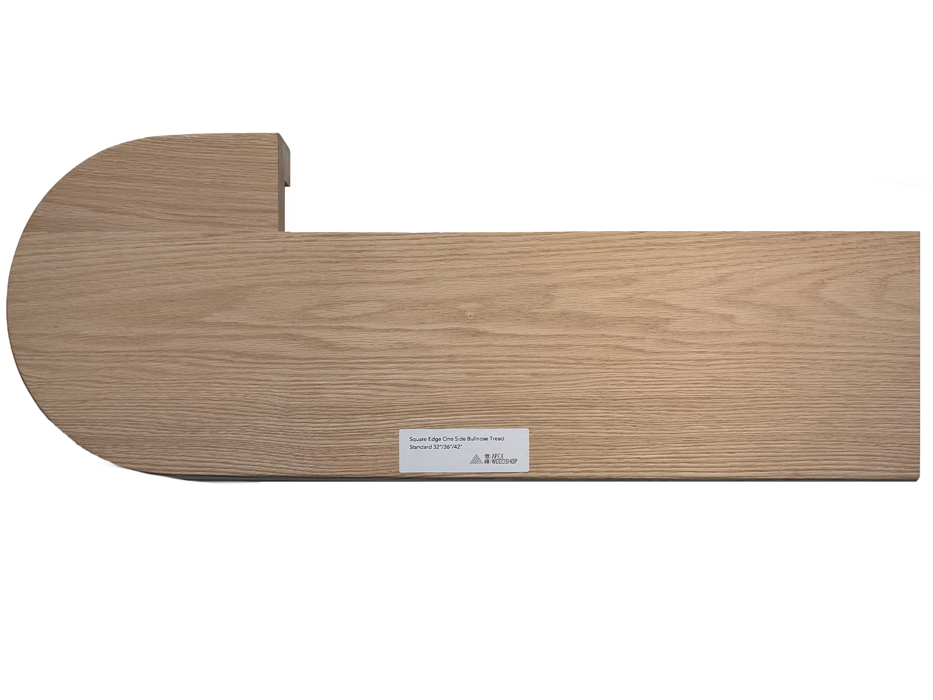 Square Edge One Side Bullnose Tread